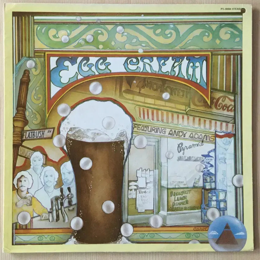 [BUNJANG] Egg Cream Featuring Andy Adams 1LP Pop Rock Vinyl / (수입LP) Egg Cream Featuring Andy Adams /
