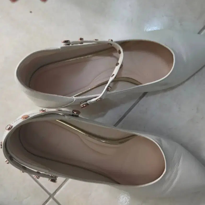 [BUNJANG] SODA Ivory Mary Jane Heels (Size 240) / 소다 아이보리 메리제인 힐 240
