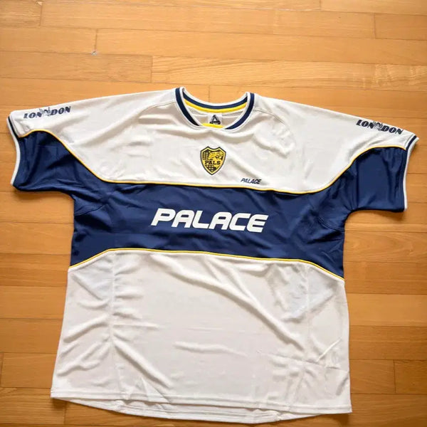 [BUNJANG] Palace Pallama Jersy Football Uniform White Navy / 팔라스 팔라맷 져지 풋볼 유니폼 화이트 네이비