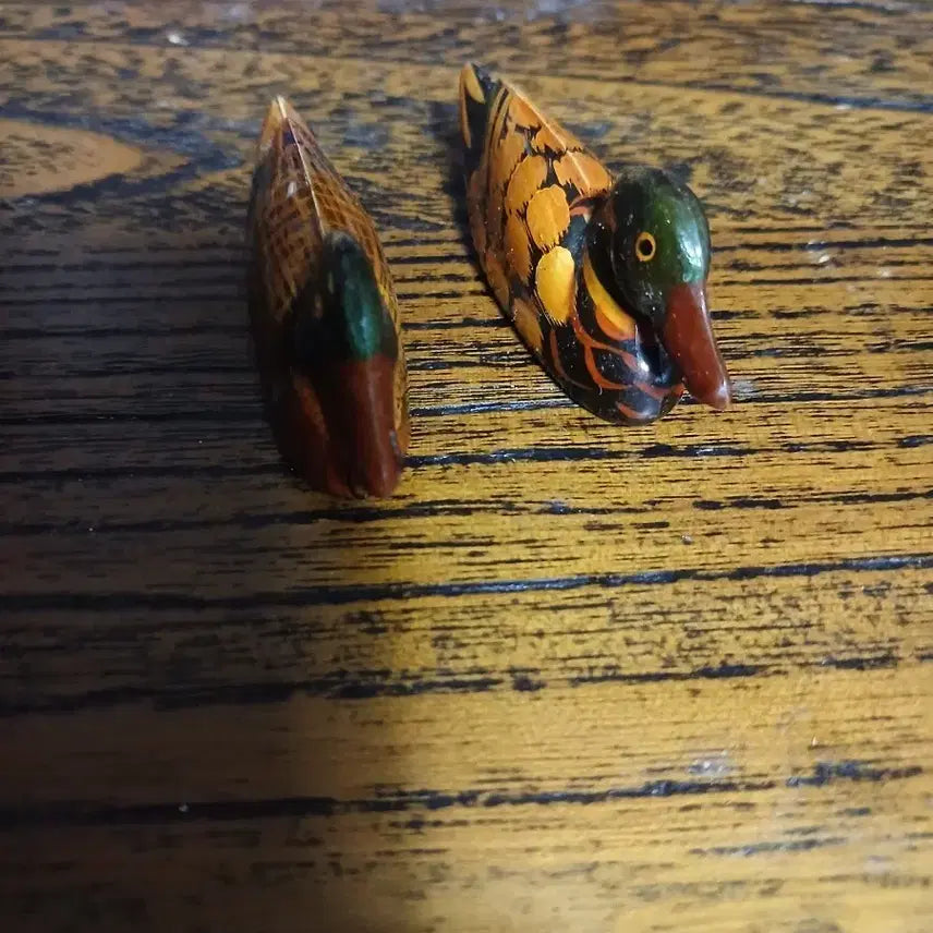 [BUNJANG] Vintage Ceramic Duck Pair Figurine / 옛부부안방장식소형오리한쌍