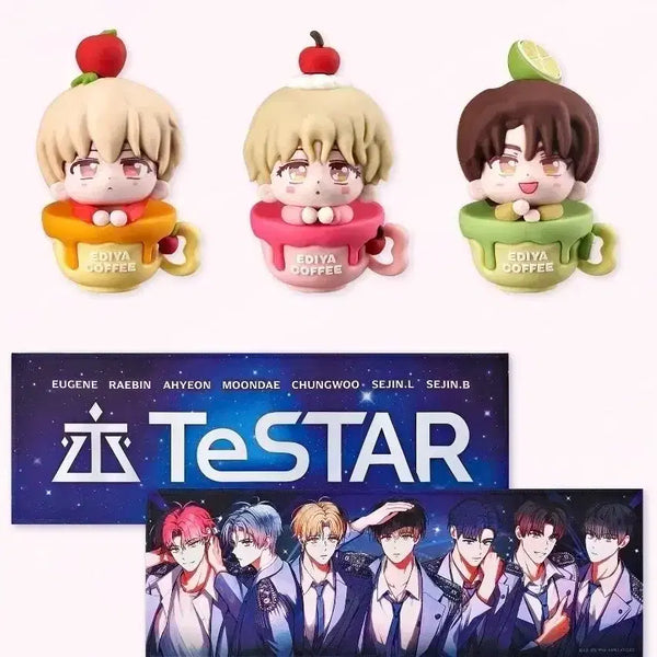 [BUNJANG] TESTA Ediya Collaboration Slogan/Magnet Figure / 테스타 이디야 콜라보 슬로건/마그넷 피규어