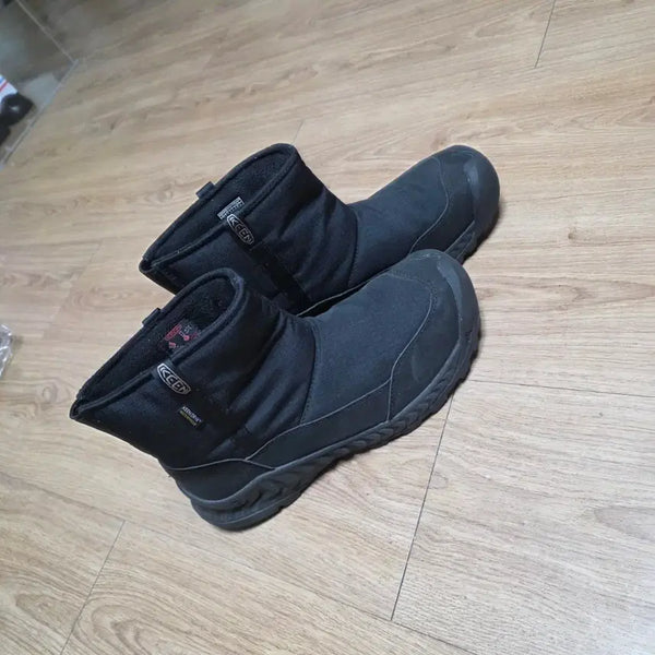 [BUNJANG] Keen Hood Nxis Pull On WP Men's Winter Boots Black 270 / 킨 후드 넥시스 풀 온 WP 남성 방한부츠 블랙 270