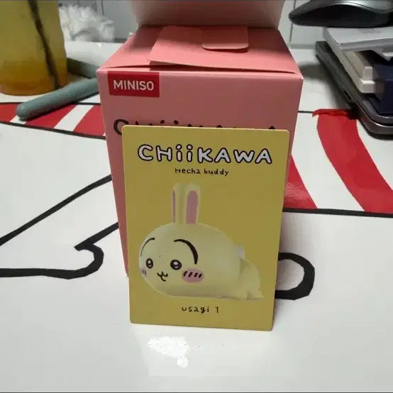 [BUNJANG] Chiikawa Usagi Lying Down Mini Figure / 치이카와 미니소 엎드린 피규어 우사기