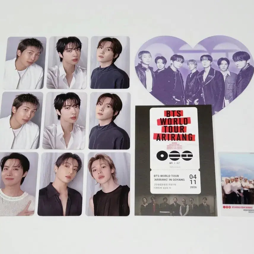 [BUNJANG] BTS Arirang Armyzone Goyang Photocard Set / bts방탄 아리랑 아미존포카 arirang armyzone goyang