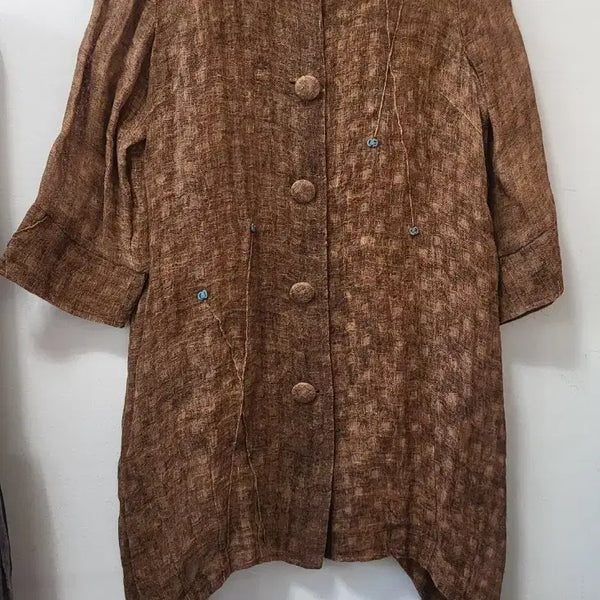 [BUNJANG] Natural Dyed Embroidered Jacket / 천연염색 자수 자켓