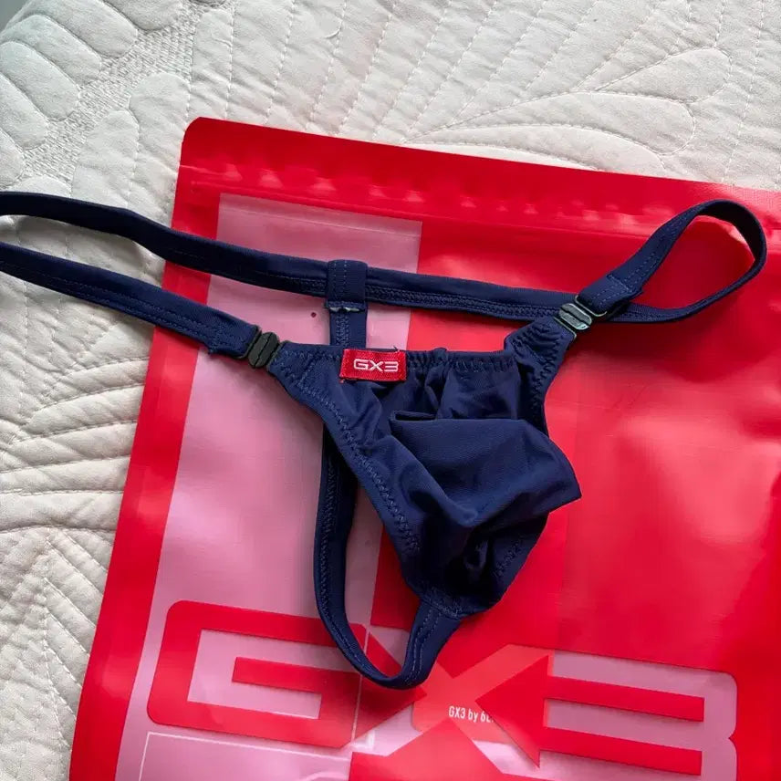 [BUNJANG] GX3 G-String Navy Briefs / GX3 GX3 삼각 끈 네이비 팬티