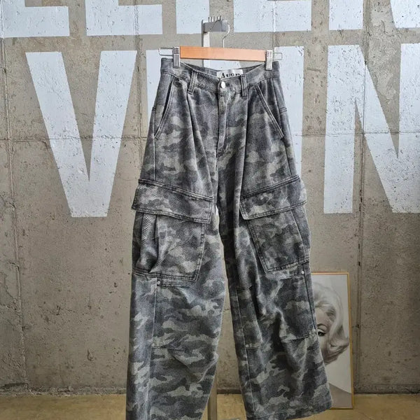 [BUNJANG] AVan Camouflage Cargo Pants / AVan 카모 플라쥬 카고 간절기바지(PTO