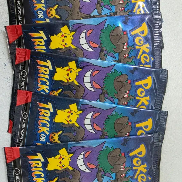 [BUNJANG] Pokemon TCG 2024 Trick or Trade Halloween Edition Booster Packs (Sealed, 5-Pack Bundle) / 북미판 24 할로윈 포켓몬카드 미개봉 5팩 팝니다