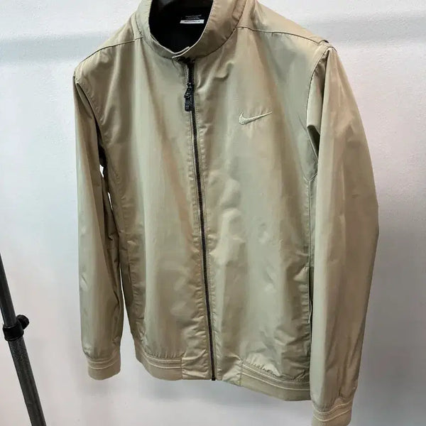[BUNJANG] Nike Beige Zip-Up Jacket / 100) 나이키 베이지 집업자켓