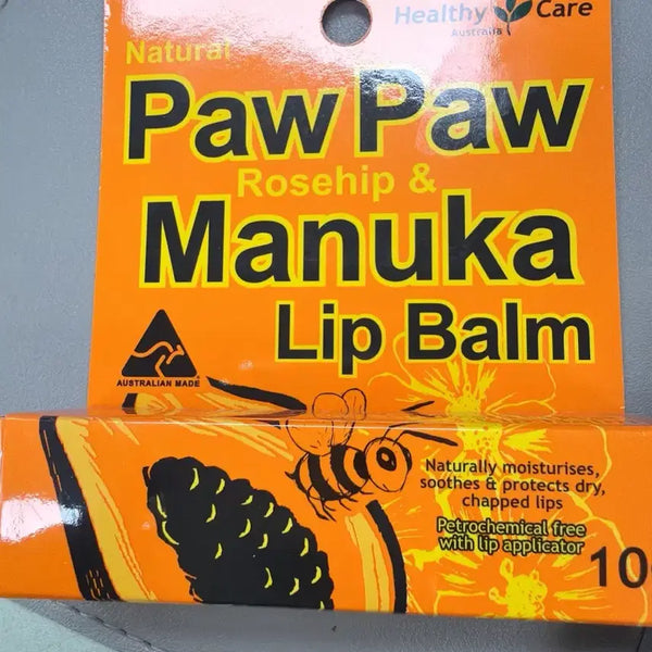 [BUNJANG] Healthy Care Rosehip Manuka Paw Paw Lip Balm / Healthy Care 포포 립밤 로즈힙 마누카