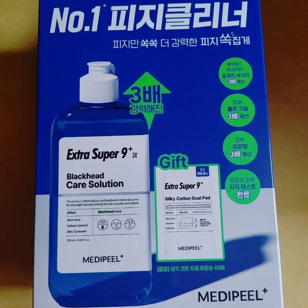 [BUNJANG] Medi-Peel Extra Super 9 Plus 3X 250ml with Cotton Pads / 메디필 엑스트라 슈퍼9 플러스 3X 250ml (+화장솜)