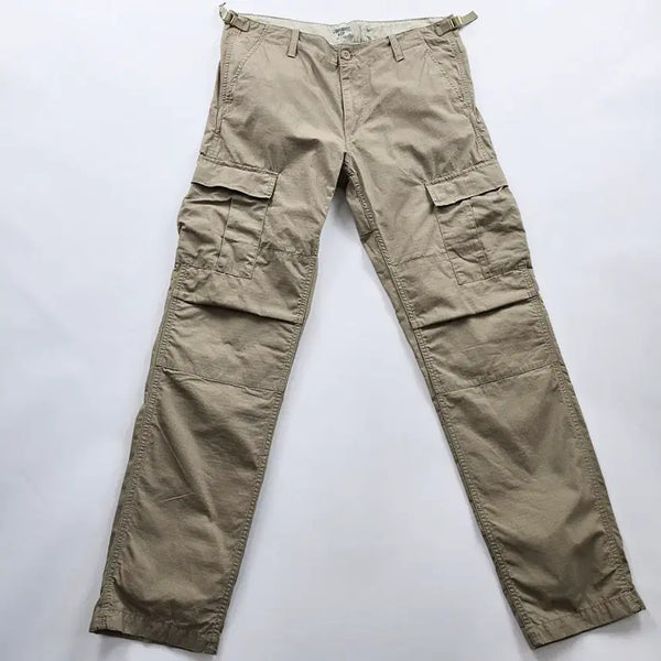 [BUNJANG] Carhartt WIP Beige Cargo Pants Size 33 / 칼하트 카고바지 봄여름 아메카지 팬츠 사이즈33 R6349