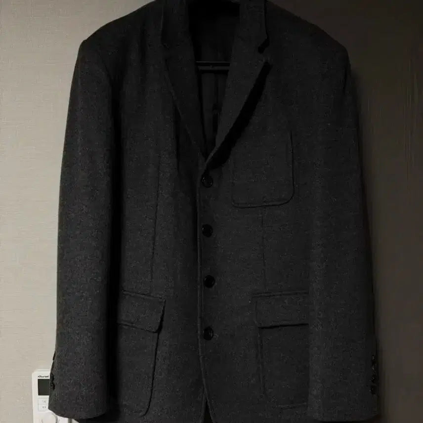 [BUNJANG] STU 4-Button Blazer Charcoal L / STU 블레이저 L