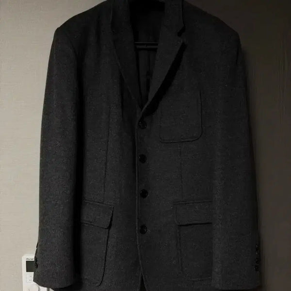 [BUNJANG] STU 4-Button Blazer Charcoal L / STU 블레이저 L