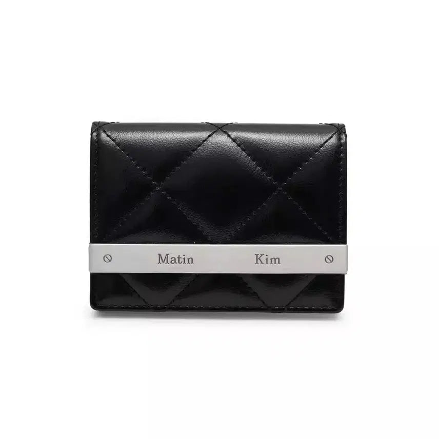 [BUNJANG] Matinkim Quilted Wallet Black / 마뗑킴 퀼팅 지갑 블랙 새상품