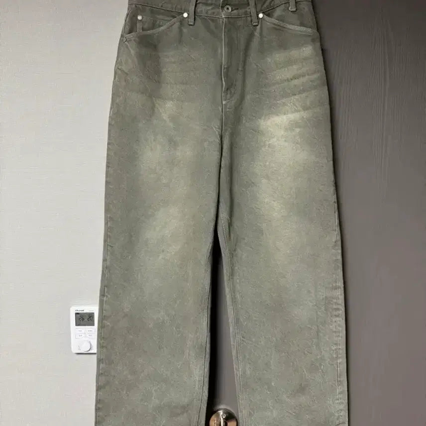 [BUNJANG] STU Embossed Wide Pants / STU 엠보 와이드 팬츠