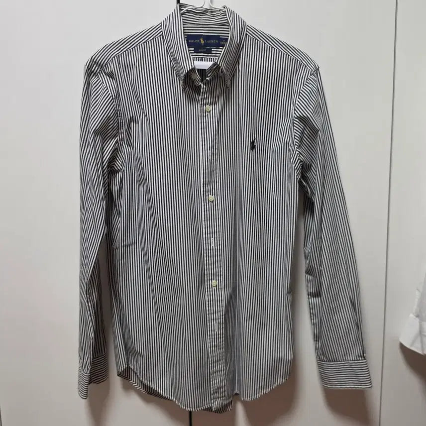 [BUNJANG] Polo Ralph Lauren Striped Slim Fit Shirt M / 폴로 랄프로렌 스트라이프 슬림핏 셔츠 M