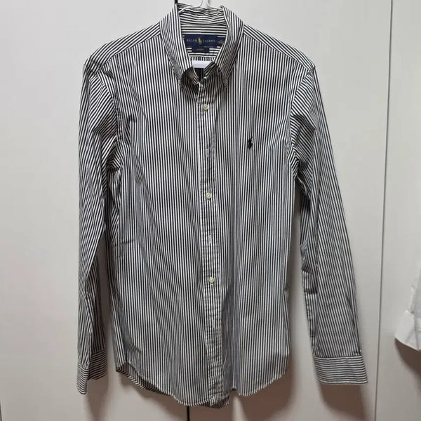 [BUNJANG] Polo Ralph Lauren Striped Slim Fit Shirt M / 폴로 랄프로렌 스트라이프 슬림핏 셔츠 M