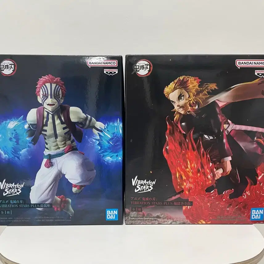 [BUNJANG] Bandai Demon Slayer: Kimetsu no Yaiba Vibration Stars Plus Akaza & Rengoku Figures / [귀멸의 칼날] 아카자 및 렌고쿠