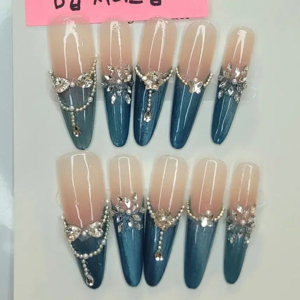 [BUNJANG] Handmade Nail Tips (M Size) - Free Gift with Purchase / 구매 서비스용 수제네일팁 무료나눔