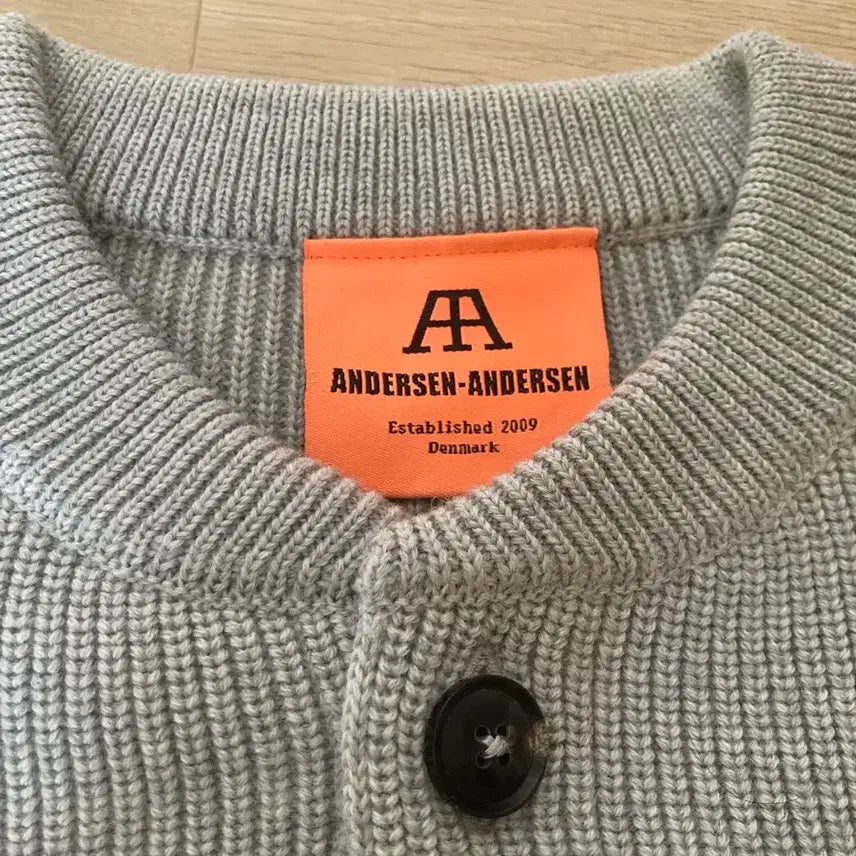 [BUNJANG] Andersen Andersen Skipper Cardigan Light Grey 2XL / 안데르센 안데르센 스키퍼 가디건 2XL