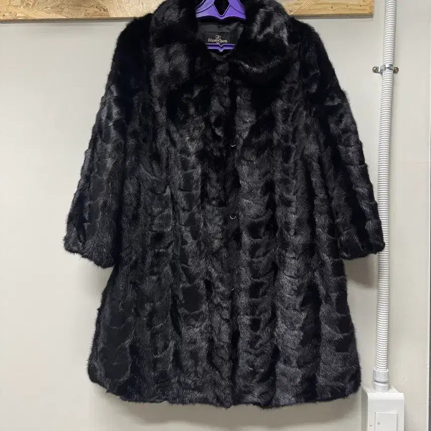 [BUNJANG] Black Mink Fur Coat / 밍크 코트