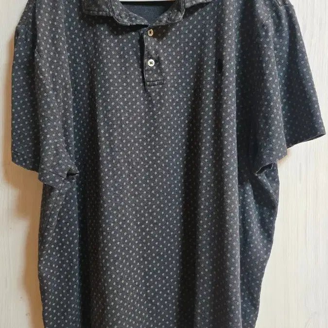 [BUNJANG] Polo Ralph Lauren Grey Patterned Shirt XL / 폴로 랄프로렌 셔츠 그레이 패턴 XL