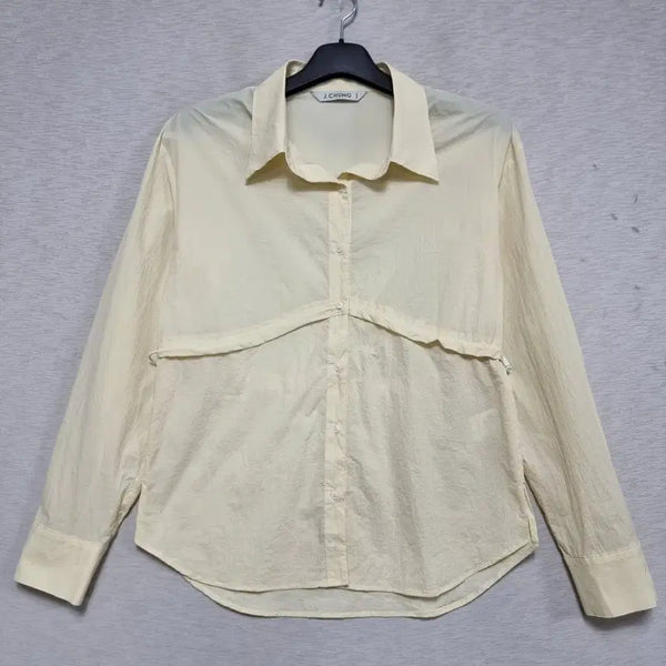 [BUNJANG] J.CHUNG Summer String Nylon Shirt / 제이청 여름 스트링 나일론 셔츠 여자55사이즈ㅡ0417ㅁㅁ