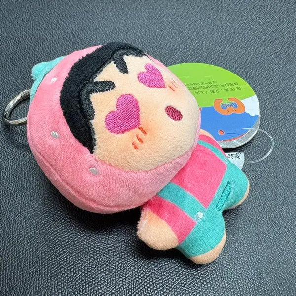 [BUNJANG] Crayon Shin-chan Strawberry Doll Keychain (8cm) / (세상품 8cm) 짱구는 못말려 짱구 딸기 인형 키링