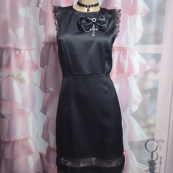 [BUNJANG] Forever 21 "Landmine" Lace Ribbon Dress / FOREVER21 지뢰 레이스 리본 원피스
