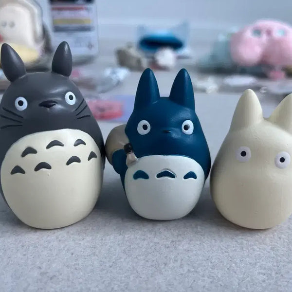 [BUNJANG] My Neighbor Totoro Finger Puppet Figure Set / 토토로 손가락 인형 피규어 3종 세트