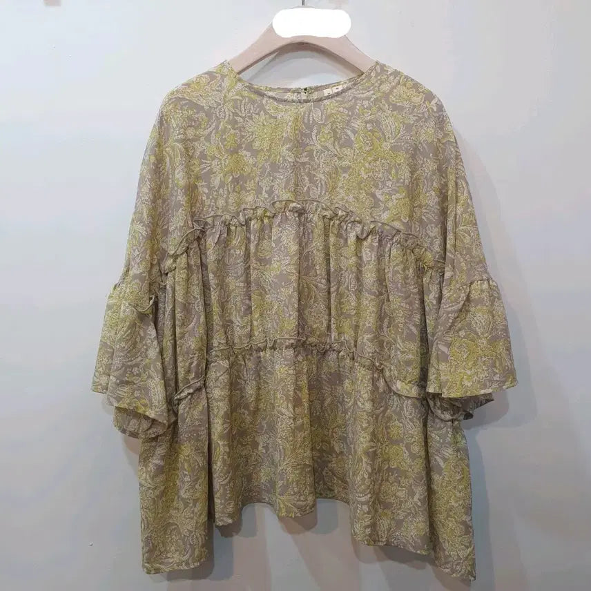 [BUNJANG] HK Works London Shirring Blouse / 러블리 셔링 블라우스 hk works london