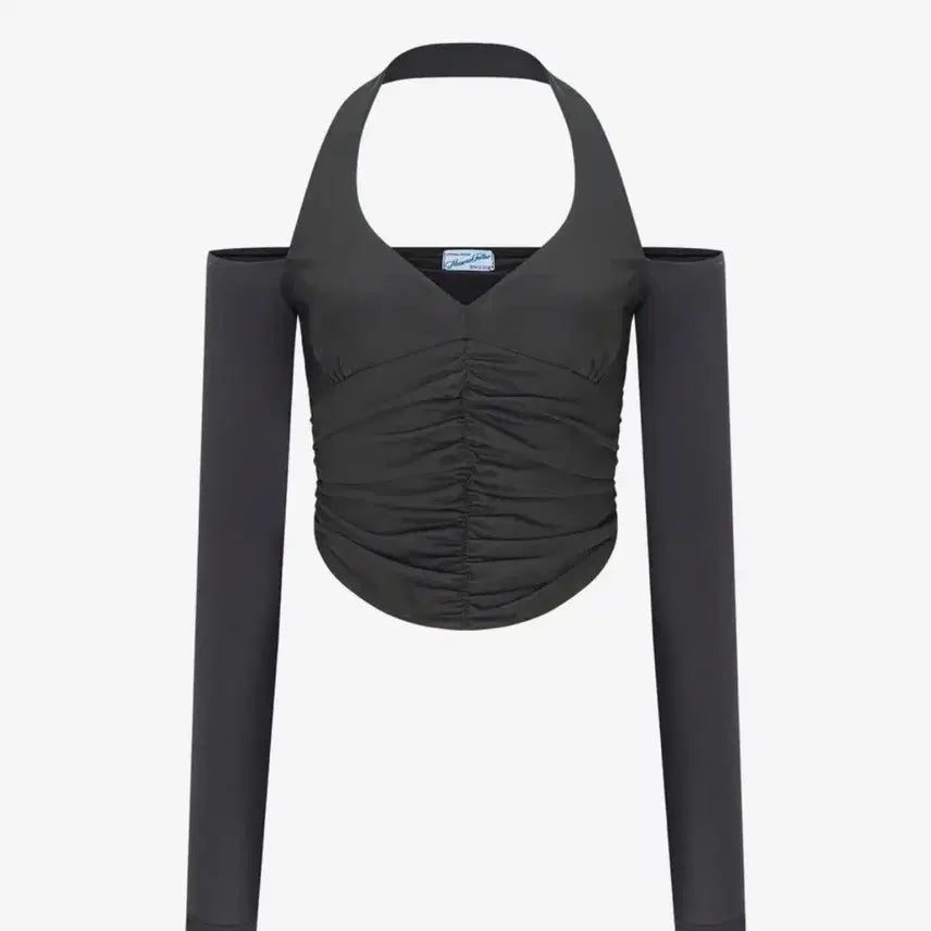 [BUNJANG] Please Follow Riley Mesh Long Sleeve Top Charcoal / 플리즈노팔로우 riley mesh long sleeve top 차콜