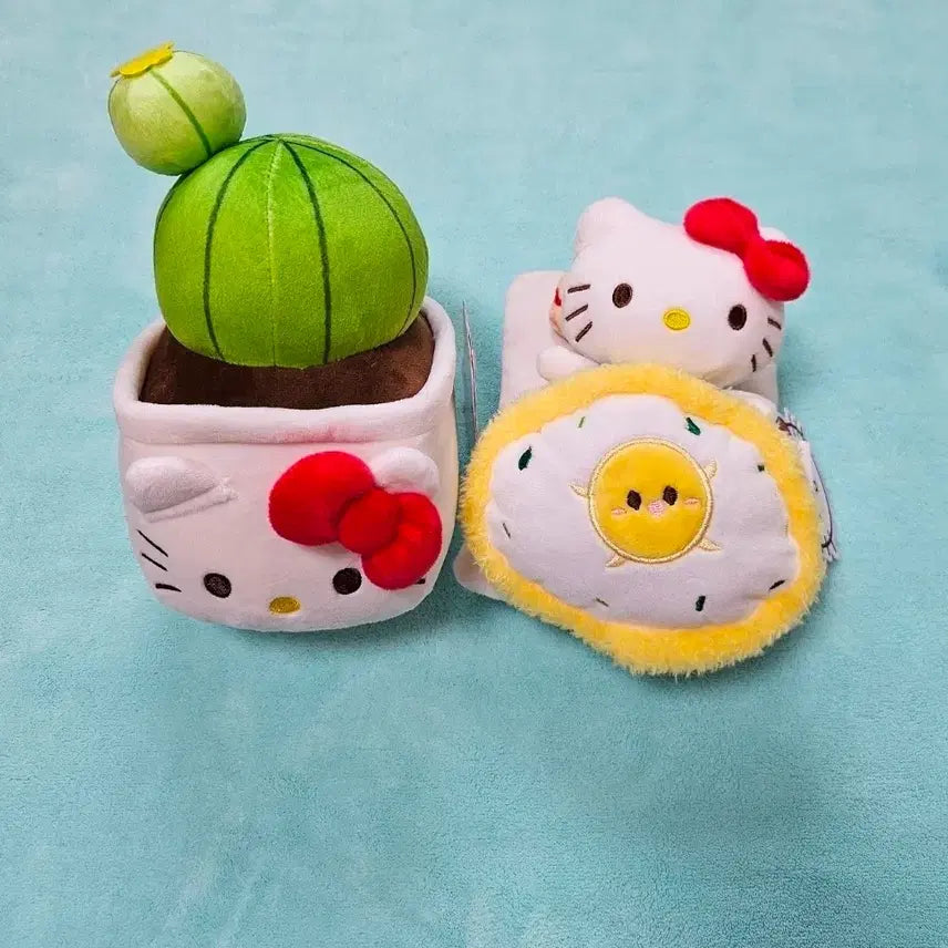 [BUNJANG] Hello Kitty Plush Set 2 Types / 헬로키티 인형 2종 세트