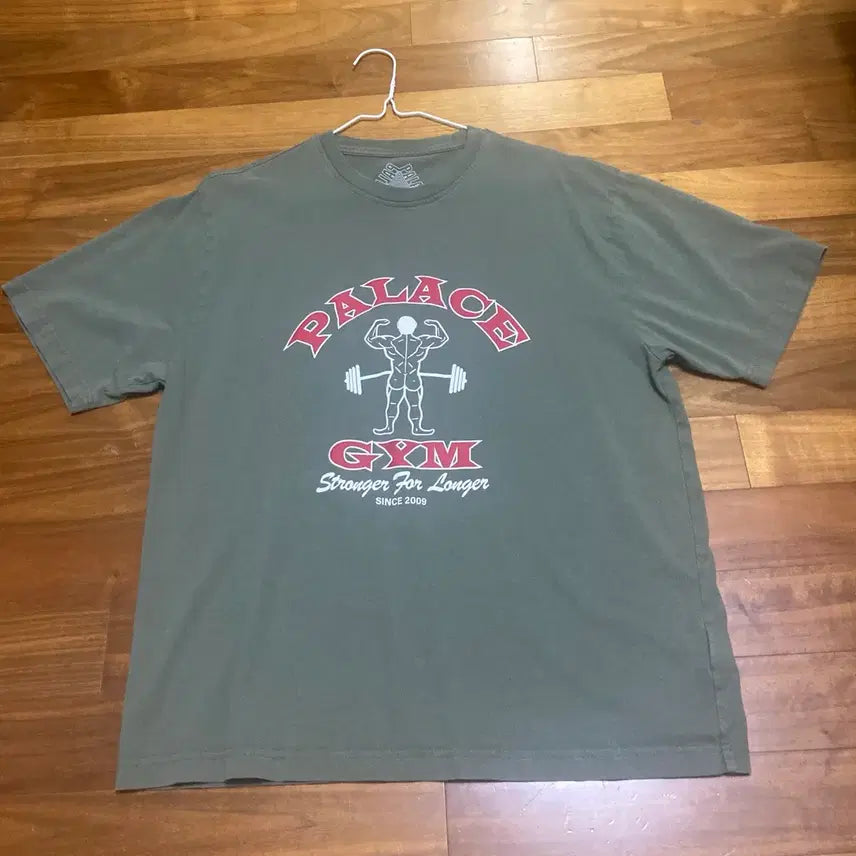 [BUNJANG] Palace Stronger For Longer T-Shirt The Deep Green / 팔라스 스트롱거 포 롱거 티셔츠 더 딥 그린 - 25SS size L