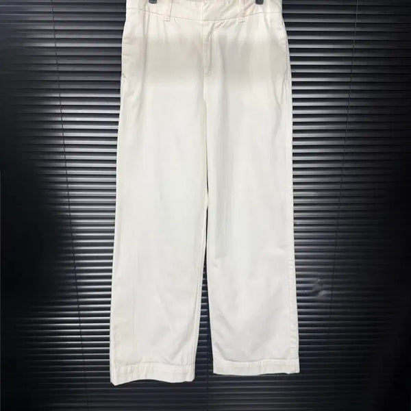 [BUNJANG] GAP Khakis White Wide Chino Work Pants Size 30 / GAP 갭 KHAKIS 카키스 흰색 화이트 와이드 치노 워크 팬츠 30