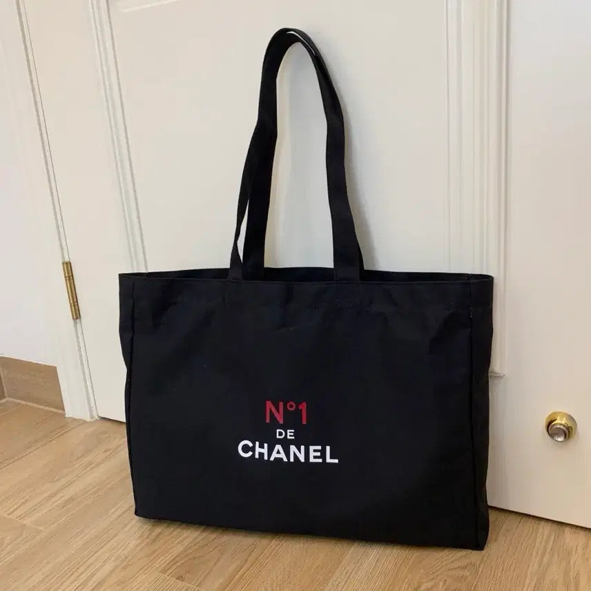 [BUNJANG] No.1 Black Canvas Eco Bag / 에코백