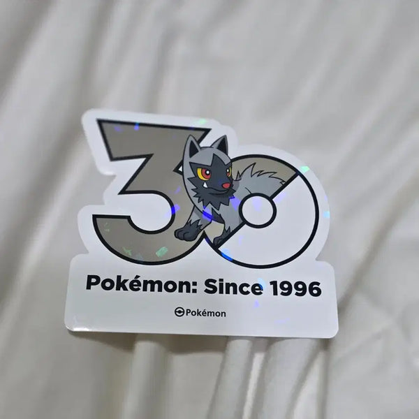 [BUNJANG] Pochana Logo Sticker Pokemon 30th Anniversary / 포챠나 로고 스티커 포켓몬 30주년