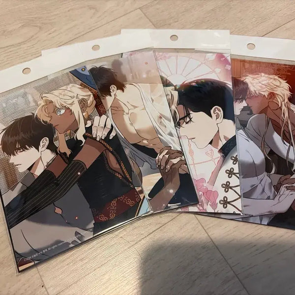 [BUNJANG] Bomtoon Rebom White Night's Flower Road Printed Photos Couple Set A-D Bundle Set / 봄툰 레봄 백야의 꽃길 인화사진 커플a-d 4종 일괄 원가양도
