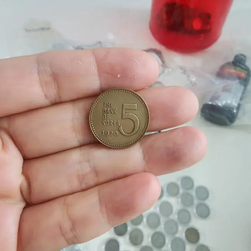 [BUNJANG] 1970 Bank of Korea 5 Won Coin / 1970년 발행 한국은행 5원 동전