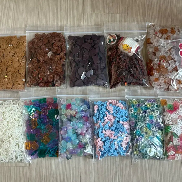 [BUNJANG] Mixed Beads & Sequins (11 pcs) / 분리 비즈/스팽글 11개