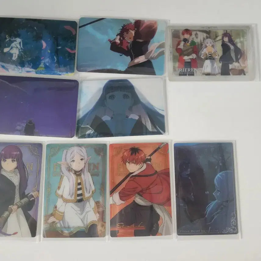 [BUNJANG] Sousou no Frieren Korean Exhibition Wafer Card Lenticular Card Bundle Set / 장송의 프리렌 웨하스카드 한국전시회 렌티큘러카드 일괄