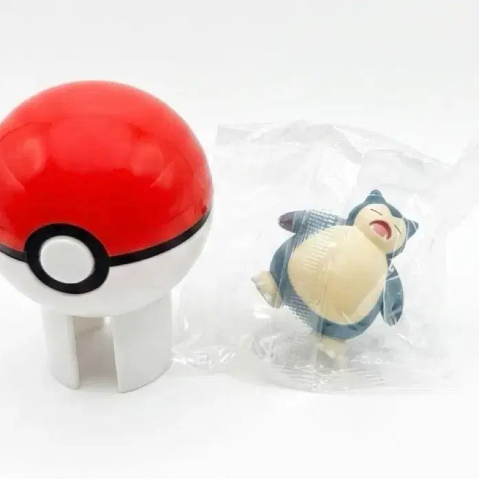 [BUNJANG] Pokemon Snorlax Monster Ball Figure Set / cu 포켓몬 몬스터볼 잠만보