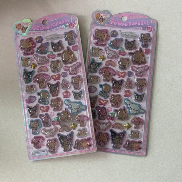 [BUNJANG] Sanrio Bonbon Drop Stickers (Genuine) / 산리오 정품 봉봉드랍 스티커 모두정품!!