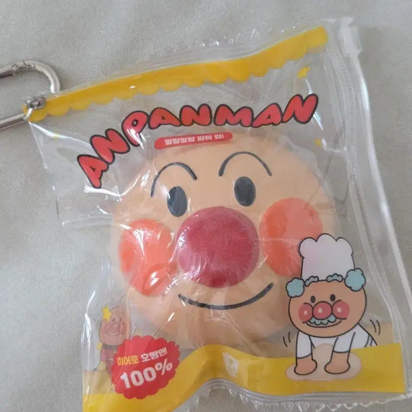 [BUNJANG] Mega Coffee x Anpanman Squishy Charm / 메가커피 호빵맨 스퀴시 키링