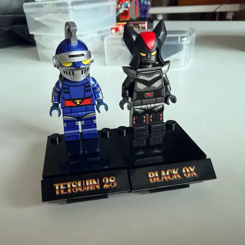 [BUNJANG] YanyaniFig Tetsujin 28-go & Black Ox Custom LEGO Minifigure Set / 얀얀이피그 철인28호 블랙옥스 2종 일괄 레고 커스텀