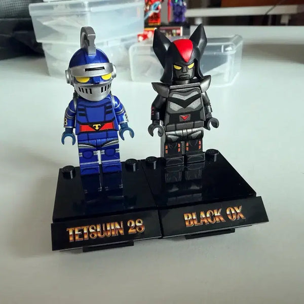 [BUNJANG] YanyaniFig Tetsujin 28-go & Black Ox Custom LEGO Minifigure Set / 얀얀이피그 철인28호 블랙옥스 2종 일괄 레고 커스텀