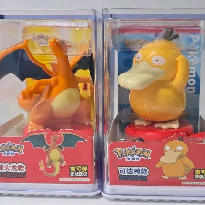 [BUNJANG] Pokemon Charizard & Psyduck Figure Bundle / 포켓몬 리자몽 고라파덕 피규어
