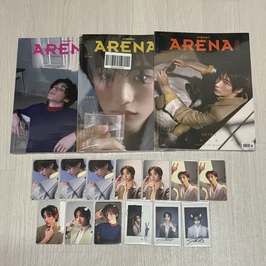 [BUNJANG] RIIZE Anton Arena Homme Magazine Photocard Bundle / 앤톤 아레나 옴므 잡지 포카 폴라 일괄 라이즈
