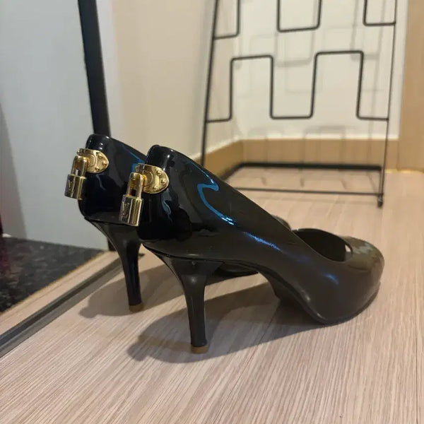 [BUNJANG] Louis Vuitton Black Heels / 루이비통 블랙 힐